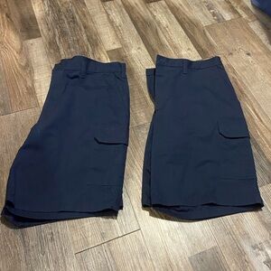 Cintas Men's Dark Blue Cargo Work Shorts